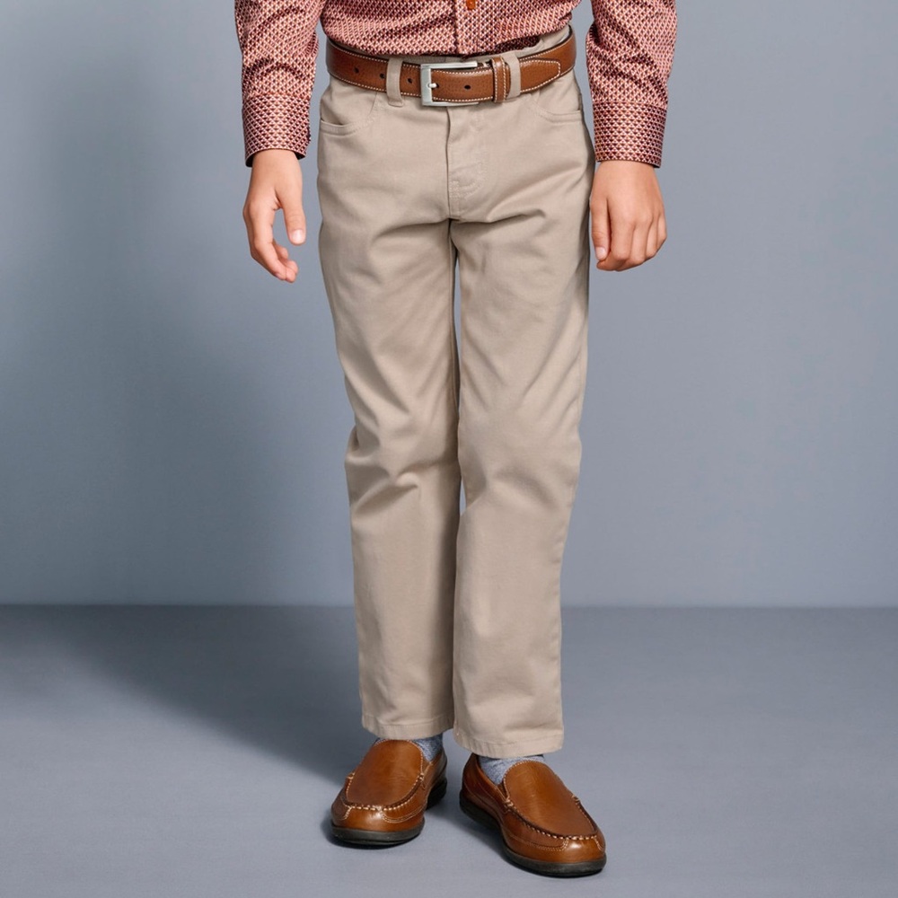 Johnston & Murphy Boy’s Khaki Adjustable Pants